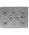 (BBS8F-C) BRACELET BEAD BOARD W/ 8SIZES +WITH LID-FLOCKED (1 PC) (BBS8F-C) BRACELET BEAD BOARD W/ 8SIZES +WITH LID-FLOCKED (1 PC)