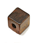 (BC7473-TE) Natural Tiger Eye Beads, Cube, 15.5mm hOLE 5.5mm (2 PCS) (BC7473-TE) Natural Tiger Eye Beads, Cube, 15.5mm hOLE 5.5mm (2 PCS)