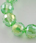 LIGHT GREEN (BE144-04) (BE144-X) Electroplate Glass beads 6mm (1 STR) (BE144-X) Electroplate Glass beads 6mm (1 STR)