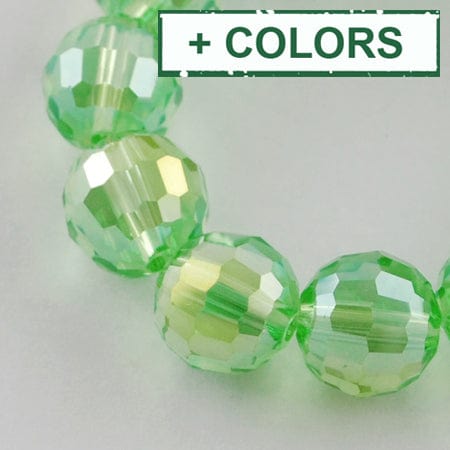 (BE144-X) Electroplate Glass beads 6mm (1 STR) (BE144-X) Electroplate Glass beads 6mm (1 STR)