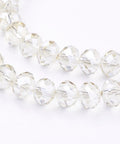(BE1519) Handmade Glass Beads, Faceted Abacus, Beige 8MM (1 STR) Handmade Glass Beads, Faceted Abacus, Beige Size: about 8mm in diameter, 6mm thick, hole: 1mm; about 72pcs/strand.
