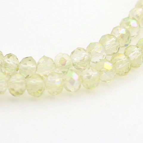 (BE2828) Electroplate Glass Beads Strands, Faceted Rondelle, Colorful 2.5~3mm (1 STR) (BE2828) Electroplate Glass Beads Strands, Faceted Rondelle, Colorful 2.5~3mm (1 STR)