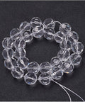 (BE4435) Glass beads 12mm Clear  (1 STR) (BE4435) Glass beads 12mm Clear  (1 STR)