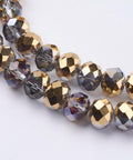 (BE5365) Electroplate Glass Faceted Abacus Beads Strands, Half Golden Plated, Gold 10MM Electroplate Glass Faceted Abacus Beads Strands, Half Golden Plated, Gold Size: about 8mm wide, 10mm long, hole: 1mm; about 72pcs/strand, 22.4".