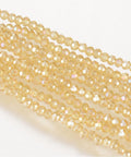 (BE5650) Electroplate Glass Beads Strands, AB Color Plated, Faceted Rondelle, LightKhaki 3.5~4mm Electroplate Glass Beads Strands, AB Color Plated, Faceted Rondelle, LightKhaki Size: about 3.5~4mm in diameter, 2.5~3mm thick, hole: 0.5mm; about 150pcs/strand, 15.5".