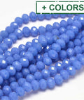 (BE7862-X) Glass Beads Strands, Faceted Rondelle , 8x6mm (1 STR) (BE7862-X) Glass Beads Strands, Faceted Rondelle , 8x6mm (1 STR)