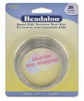 Beadalon 316L Stainless Steel Craft Wire Round 26 Gauge Beadalon 316L Stainless Steel Craft Wire Round 26 Gauge