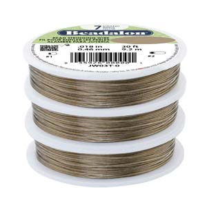 Beadalon 7 strand .018in/0.46mm Bronze Beadalon 7 strand .018in/0.46mm Bronze