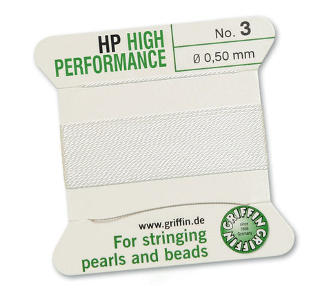 BeadsBalzar Beads & Crafts (030103) High performance beading cord 0.50mm (2 MTRS)