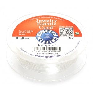 BeadsBalzar Beads & Crafts (10011005) High Grade Jewelery elastic cord 1,0mm  (5 MET)