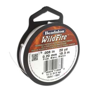 BeadsBalzar Beads & Crafts (162U-004)  WILDFIRE .008 INCHES FROST (20 YARDS PER SPOOL)