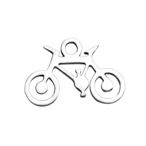 BeadsBalzar Beads & Crafts 304 Stainless Steel Charms, Bicycle (SB4644)