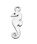BeadsBalzar Beads & Crafts 304 Stainless Steel Charms, Sea Horse (SP4725)