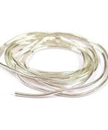 BeadsBalzar Beads & Crafts (402008) French Wire silver plated; 0,8mm ,inside approx 0.65mm (70 cm)