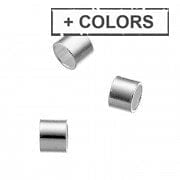 BeadsBalzar Beads & Crafts (925-45X) Sterling silver 2x2mm squeeze smooth tubes (1.1 GMS / +/-38PCS)