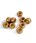BeadsBalzar Beads & Crafts (AB2085G) CCB Acrylic Rondelle Spacer Beads, Golden 8.5mm (50 PCS)