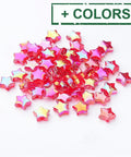 BeadsBalzar Beads & Crafts (AB6751X) Environmental Transparent Acrylic Star Shape 10mm (15 GMS)