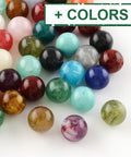 BeadsBalzar Beads & Crafts (AB7679-X) Acrylic Imitation Gemstone 10mm /Hole 2mm (20GMS +/- 35 PCS)