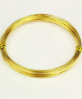 BeadsBalzar Beads & Crafts Aluminium wire 0,8mm Gold colour (AW4124)