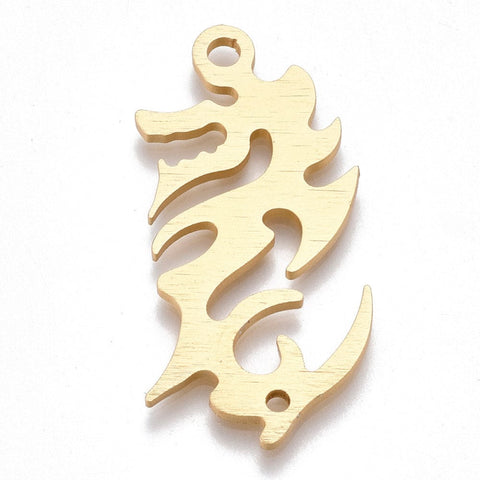 BeadsBalzar Beads & Crafts (AP5880) Aluminium Links, Laser Cut Links, Golden Size: about 38mm (2 PCS)