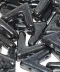 BeadsBalzar Beads & Crafts (AVA-23980) AVA BEAD 10 X 4 MM JET HEMATITE