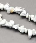 BeadsBalzar Beads & Crafts (BC1552-B16) Natural Howlite Stone Bead Strands, Chip, Howlite  8~18mm