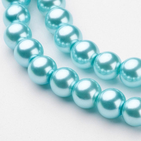 BeadsBalzar Beads & Crafts (BE1681) Glass pearls 8mm