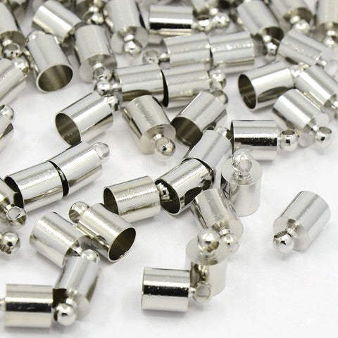 BeadsBalzar Beads & Crafts (BE2086) Brass Cord endings (10 PCS)