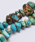 BeadsBalzar Beads & Crafts (BG4671) Natural Regalite Beads Strands, Nuggets, Dyed, SkyBlue 4-10MM