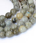 BeadsBalzar Beads & Crafts (BG5225) Natural Labradorite Round Bead Strands 6MM