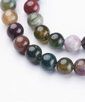 BeadsBalzar Beads & Crafts (BG6868B) Natural Indian Agate, Round about 6mm in diameter