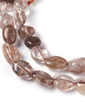 BeadsBalzar Beads & Crafts (BG7284) Natural Rutilated Quartz Beads Strands, Nuggets 5~12mm