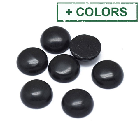 BeadsBalzar Beads & Crafts (BG7322-X) Opalite Cabochons, Half Round, 8x3.5mm  (10 PCS)