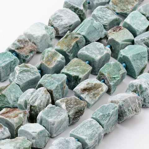 BeadsBalzar Beads & Crafts (BG7896-19) Natural Amazonite Beads Strands, Nuggets