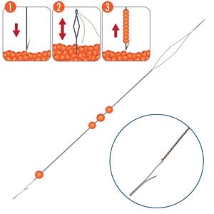 BeadsBalzar Beads & Crafts (BNSPN75) SPEEDLE NEEDLE 76MM 2 NEEDLES PER CARD
