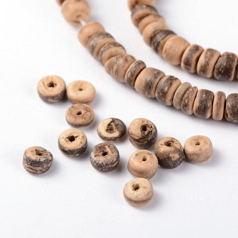 BeadsBalzar Beads & Crafts (CB4285) Coconut wood beads 5.5mm