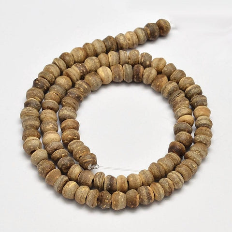 BeadsBalzar Beads & Crafts (CB4286) Natural coconut wood beads