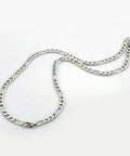 BeadsBalzar Beads & Crafts (CH4596) Trendy Unisex 304 Stainless Steel Figaro Chain Necklaces
