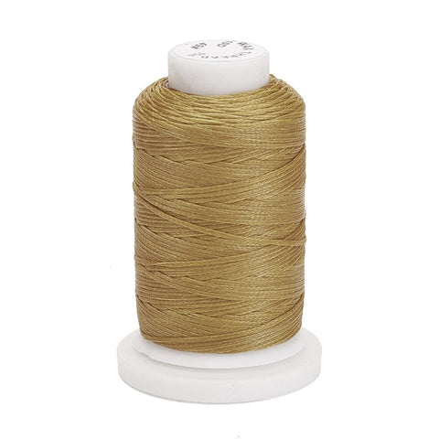 BeadsBalzar Beads & Crafts (CR6911A) GOLDENROD (CR6911X) Waxed Polyester Cord, Flat, 1MM (70 METS)