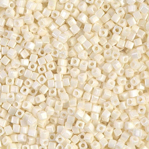 BeadsBalzar Beads & Crafts CREAM CEYLON (SB18-0421) (SB18-X) Miyuki Squares 1.8mm (10 GMS)
