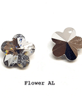 BeadsBalzar Beads & Crafts CRYSTAL Alumiuin. Foiled (PZ-FL-CAL) (PZ-FL-X) PRECIOSA M.C. FLOWER 1H (2 PCS)