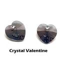 BeadsBalzar Beads & Crafts CRYSTAL VAL (PZ-1H-14-CVAL) PRECIOSA Heart MXM 1H (4 Pieces) (& COLORS) (PZ-1H-14-X)