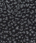 BeadsBalzar Beads & Crafts (CSB11-23980) Czech seed beads 11-0 Jet (25 GMS)
