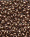 BeadsBalzar Beads & Crafts (CSB6-01770E) CZECH SEED BEADS 6/0 ETCHED VINTAGE COPPER (25 GMS)