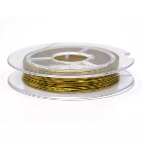 BeadsBalzar Beads & Crafts (CW8259-X) Copper Jewelry Wire, Size: 0.3mm in diameter, (10m)