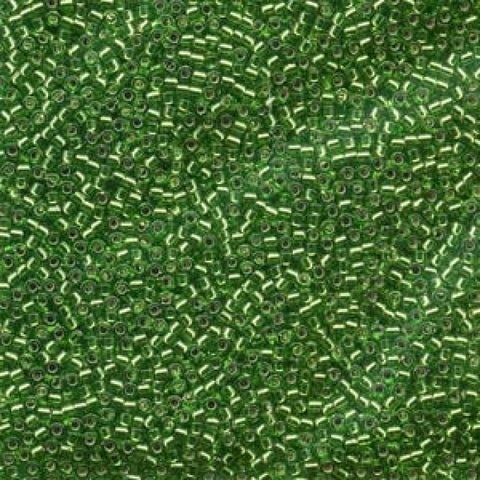 BeadsBalzar Beads & Crafts (DB-0046) Miyuki Delica 11-0 Silver Lined Light Green (5 GMS)