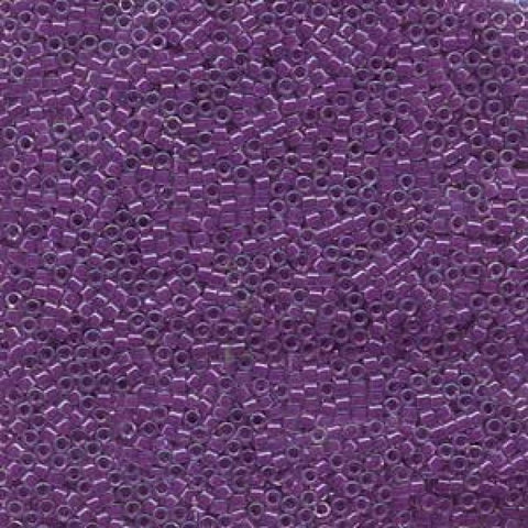 BeadsBalzar Beads & Crafts (DB-0073) Miyuki Delica 11-0 Lined Lilac AB (5 GMS)
