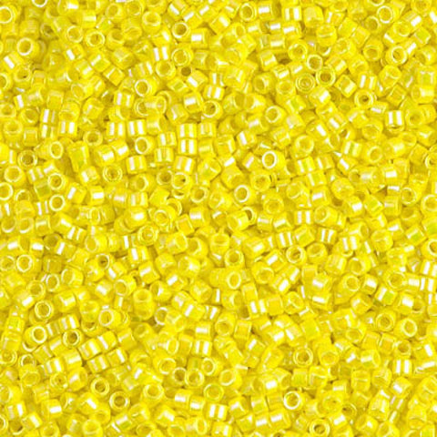 BeadsBalzar Beads & Crafts (DB-0160) DELICA 11-0 OPAQUE YELLOW AB