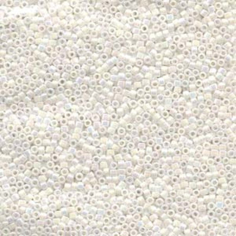BeadsBalzar Beads & Crafts (DB-0202) DELICA 11-0 WHITE PEARL AB (5 GMS)