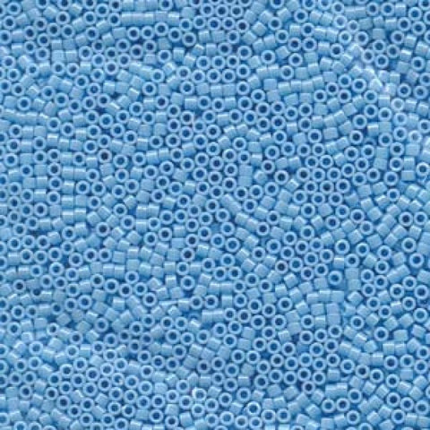 BeadsBalzar Beads & Crafts (DB-0215) DELICA 11-0 OPAQUE SKY BLUE LUSTER